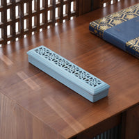 Blue Ceramic Incense Holder