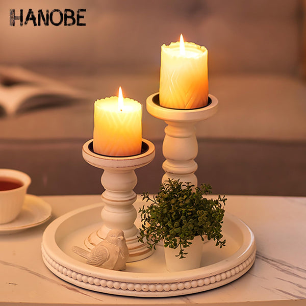 White Round Decorative Tray