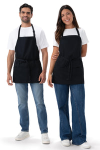 Black Three-Pocket Aprons (Set of 2)