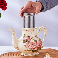 Rose Teapot with Infuser