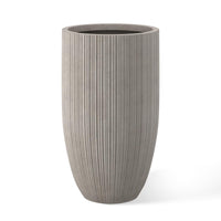 Tapered Weathered Concrete Planter