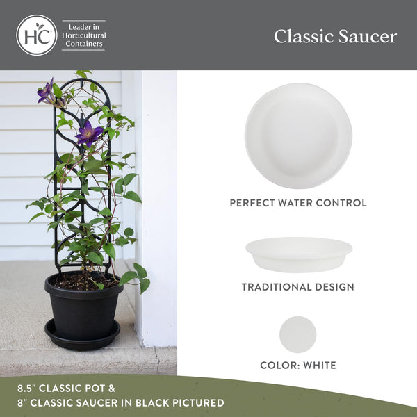 White Round Planter (Set of 2)