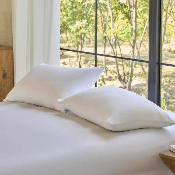 Snow Bamboo Pillowcases (Set of 2)