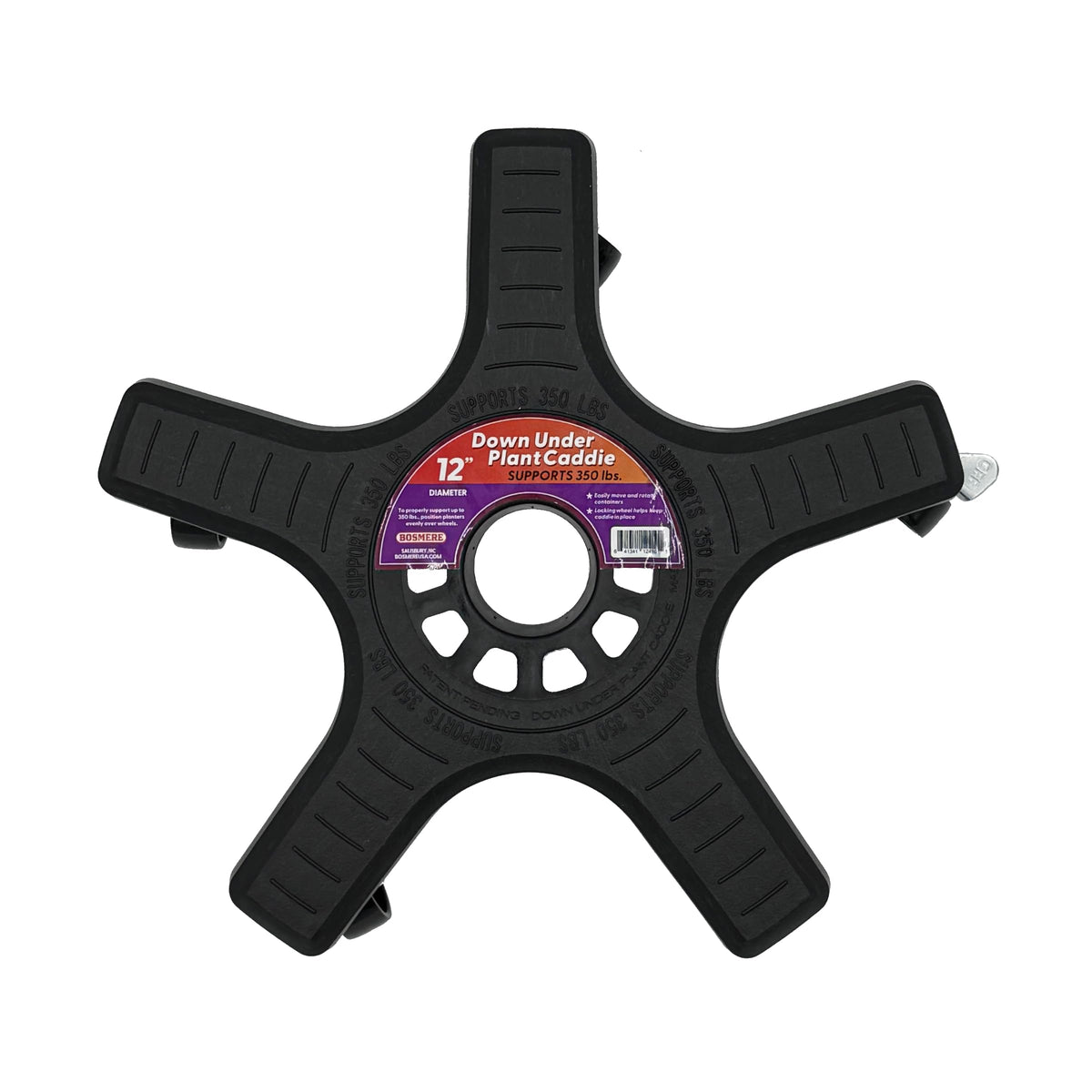 Black Rolling Plant Caddy