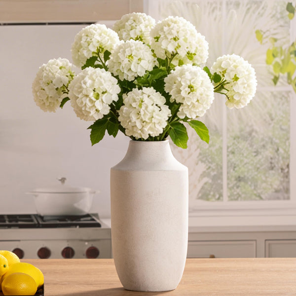 Off-White Terracotta Vase