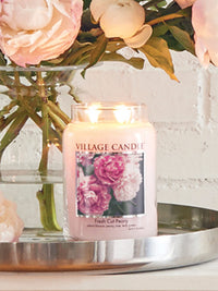 Fresh Cut Peony Apothecary Candle