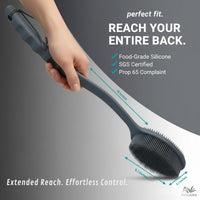Dark Gray Silicone Body Scrubber