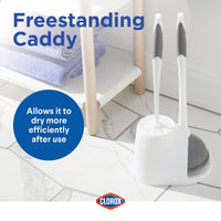 White Plunger & Bowl Brush (Set of 2)