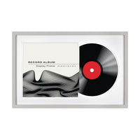 Gray Record Album Frame