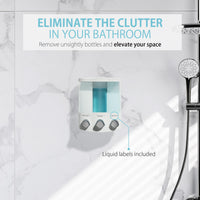 White Shower Dispenser