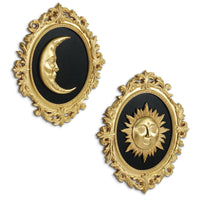 Gold Sun & Moon Wall Decor (Set of 2)