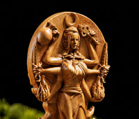 Wooden Hecate Goddess Key Carving