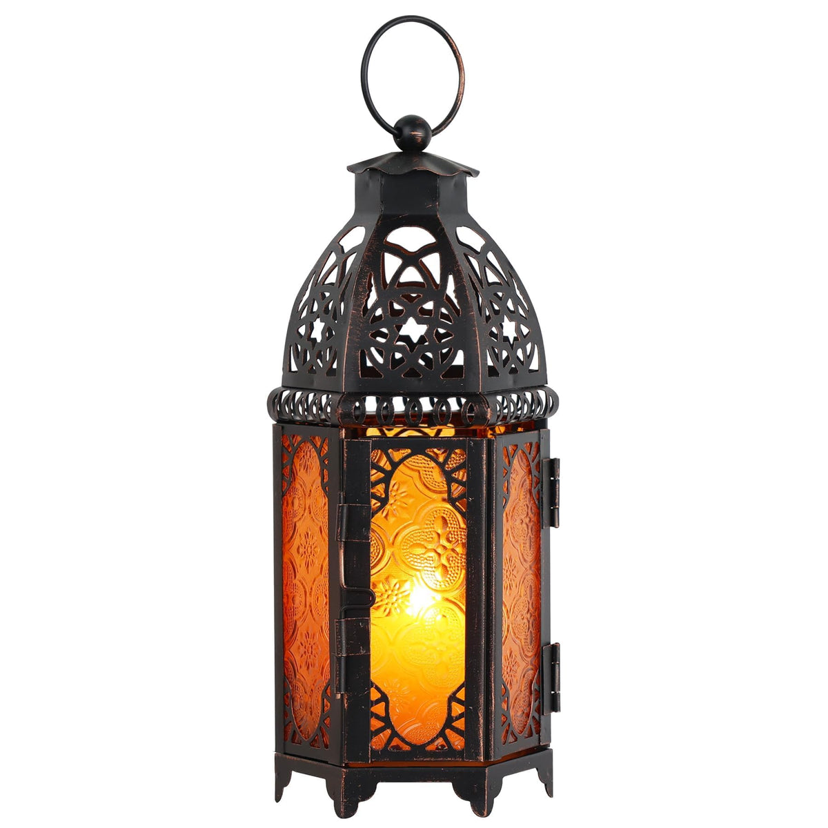 Amber Moroccan Lantern