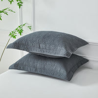 Floral Quilted Pillow Shams (Set of 2)