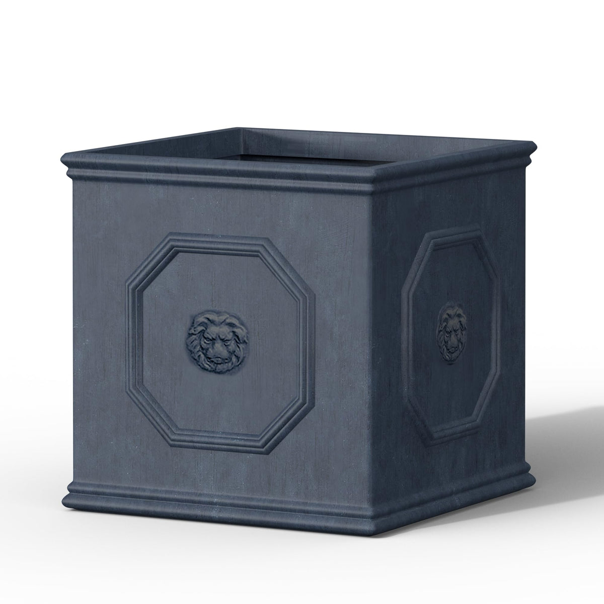Dusty Blue Concrete Planter
