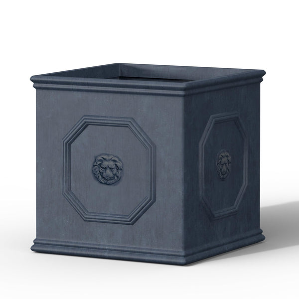 Dusty Blue Concrete Planter
