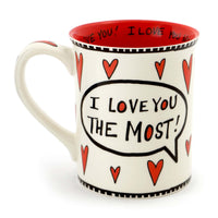 Red Stoneware Mug