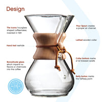 Glass Pour-Over Carafe