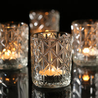 Clear Glass Tealight Holders