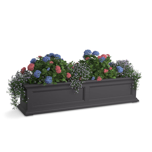 Grey Window Box Planter