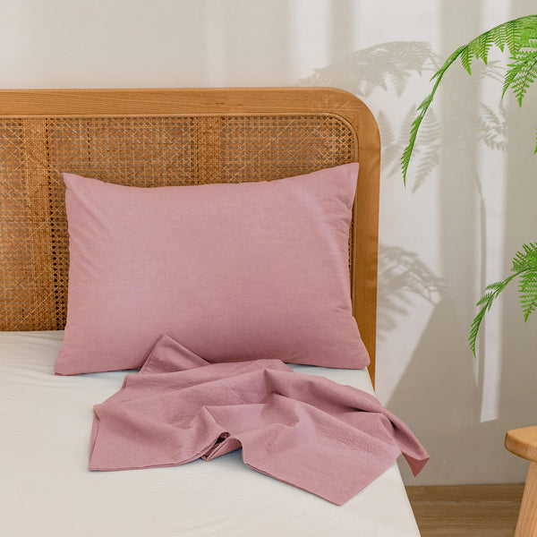 Washed Cotton Pillowcases (Set of 2)