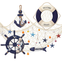 Nautical Fishing Net Decor (Set of 11)