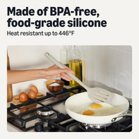 Linen Grey Silicone Utensils (Set of 4)