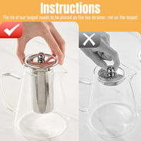 Clear Infuser Teapot