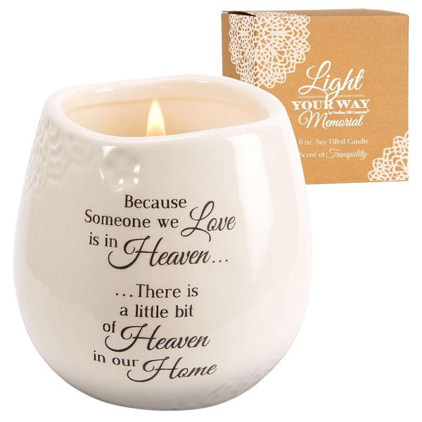 White Ceramic Candle