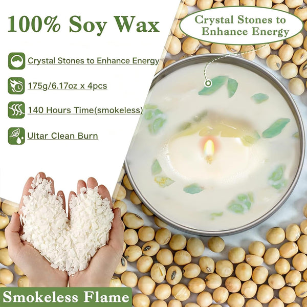 White Sage Candles (Set of 4)