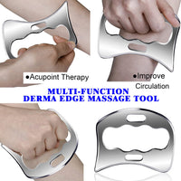 Black Steel Muscle Scraper Set