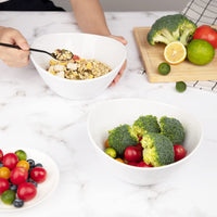 White Ceramic Soup Bowls (Set of 4)