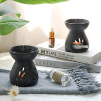 Black Ceramic Wax Warmer (Set of 2)