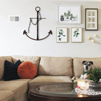 Black Anchor Wall Decor (Set of 2)