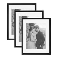 Black Picture Frames (Set of 3)
