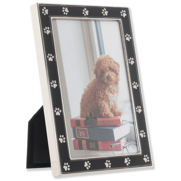 Silver Paw Picture Frame