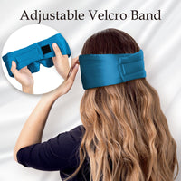 Peacock Blue Silk Sleep Mask