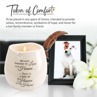 White Ceramic Candle