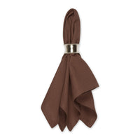 Bark Brown Napkins (Set of 6)