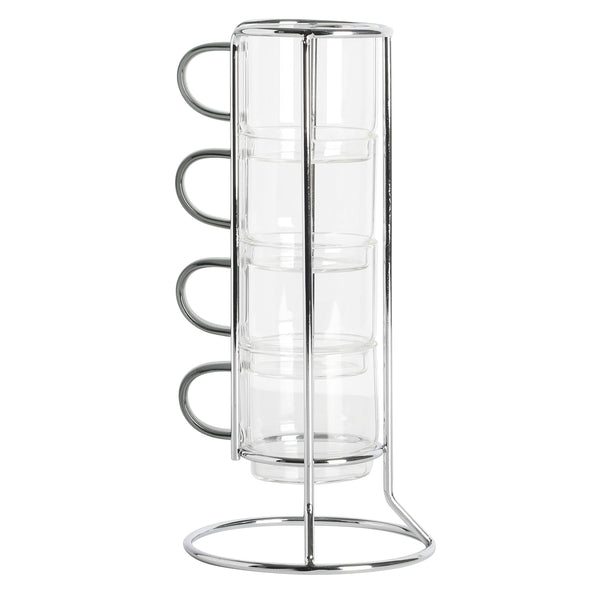 Glass Espresso Cups (Set of 4)