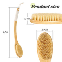 Beige Bamboo Body Brush