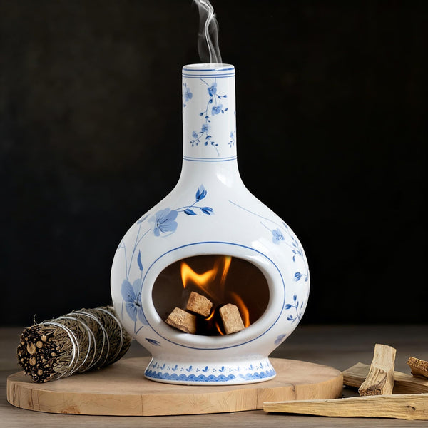 Blue & White Porcelain Incense Burner