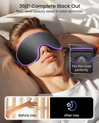 Purple 3D Sleep Mask