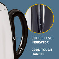 Silver Electric Coffee Percolator