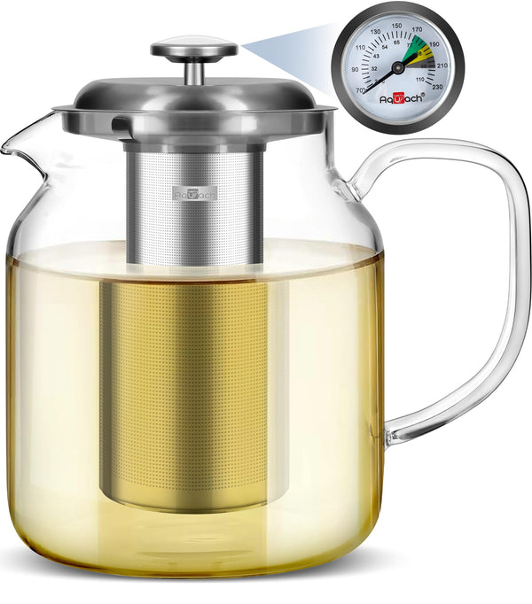 Glass Teapot with Thermometer