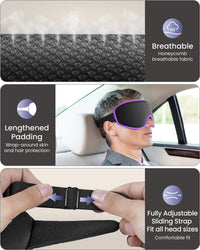 Purple 3D Sleep Mask