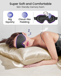 Purple 3D Sleep Mask