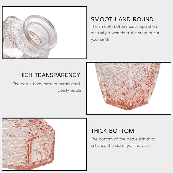 Amber Glass Bud Vases (Set of 20)