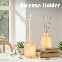 Gold Glass Bud Vases (Set of 17)