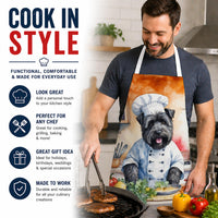 Dog Print Chef Apron